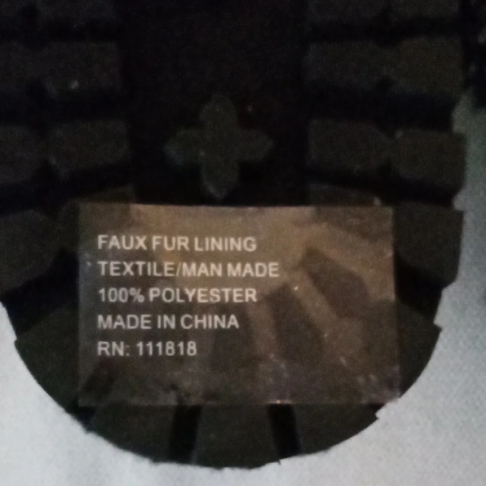 Michael Kors Black Furry Slipper Slides with Rhinestone Straps 9.5 - Picture 3 of 6